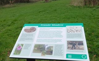 New information board at Friends Meadow